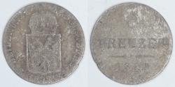 World Coins - AUSTRIA - Austro-Hungarian Empire, Franz Joseph I, 1849 C, 6 Kreuzer, Very Good