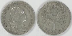 World Coins - PORTUGAL - 2nd Republic, 1940 Escudo, Extra Fine