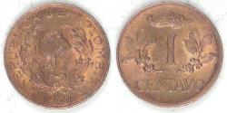 World Coins - COLOMBIA - Republic, 1957, Centavo, Gem BU RB