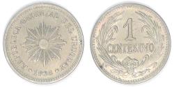 World Coins - URUGUAY - Republic, 1936 A, Centésimo, Almost Uncirculated