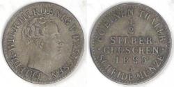 World Coins - GERMANY - Prussia, Friedrich Wilhelm III, 1823 A, ½ Silbergroschen, EF details