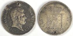 World Coins - ITALY - Kingdom of the Two Sicilies, Ferdinand II, 1858, 60 Grana, VF details