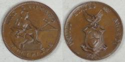 World Coins - PHILIPPINES - Commonwealth, 1941 M, Centavo, Almost Uncirculated