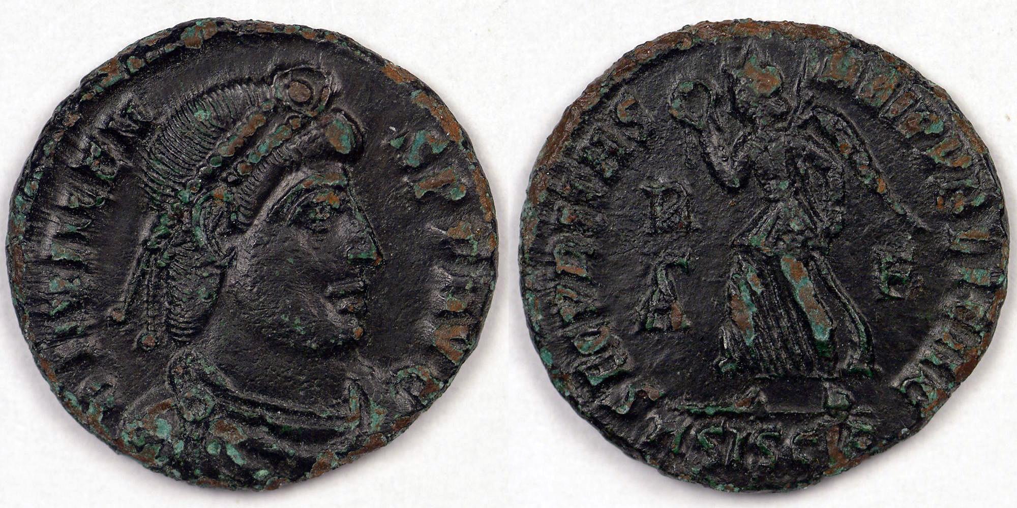 ROMAN IMPERIAL, Valens (East 364-378 AD) AE3, Extra Fine
