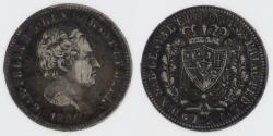 World Coins - ITALY - Sardinia, Carlo Felice, 1826 P, 2 Lire, Choice Very Fine