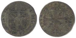 World Coins - SWISS CANTONS - Neuchatel, Friedrich Wilhelm II, 1791 Kreuzer, about VF