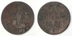 World Coins - GERMANY - Frankfurt, Free City, 1821 F, Heller, Fine+