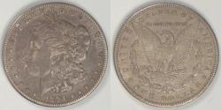 Us Coins - 1894-S Morgan Dollar, EF-40