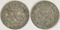 World Coins - DENMARK, Frederik IV, 1720 CW ♥, 12 Skilling, Very Fine