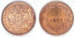World Coins - AUSTRIA - Austro-Hungarian Empire, Franz Joseph I, 1885 Kreuzer, Choice BU RB
