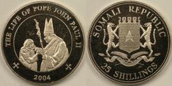 World Coins - SOMALIA - Republic, 2004, 25 Shillings, Gem BU
