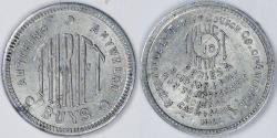Us Coins - Thrift Coupon Co. of America, San Francisco, California, circa 1916 1/10 Mill Trade Token, Almost Uncirculated