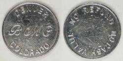 Us Coins - BMC, Denver, Colorado, Trade Token, Almost Uncirculated