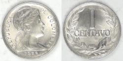 World Coins - COLOMBIA - Republic, 1958 Centavo, Choice BU