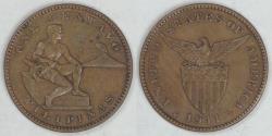 World Coins - PHILIPPINES - U.S. Territory, 1911 S, Centavo, Extra Fine