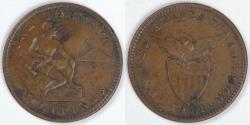 World Coins - PHILIPPINES - U.S. Territory, 1914 S, Centavo, VF to EF