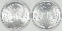 World Coins - FRANCE, 1959 Franc, Gem BU