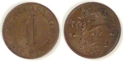 World Coins - ESTONIA - Republic, 1939 Sent, Almost Uncirculated
