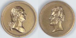 Us Coins - Washington / Jackson Medal by Anthony Paquet