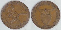 World Coins - PHILIPPINES - U.S. Territory, 1905 (p), Centavo, Choice EF