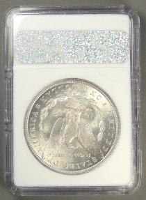 US Coins - 1890-O Morgan Dollar MS-63+ in SGS holder