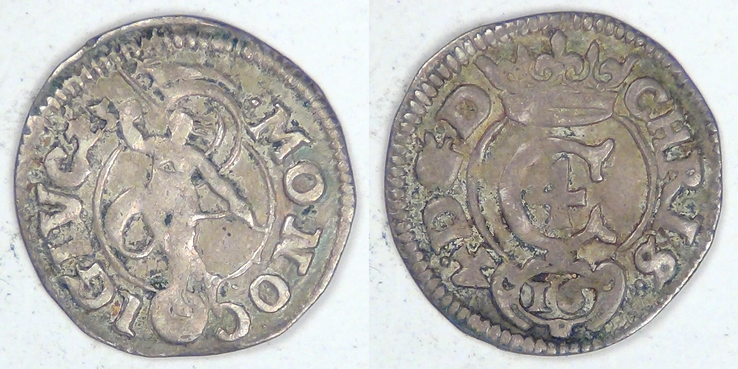 DENMARK - Glückstadt, Christian IV, 1623, 1/16 Speciedaler (3