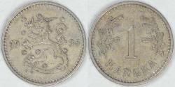 World Coins - FINLAND - Republic, 1926 S, Markkaa, Extra Fine
