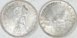 World Coins - ITALY - Republic, 1958 R, 500 R, BU