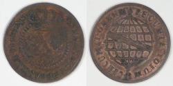World Coins - BRAZIL - Portuguese Colony, João Prince Regent, 1806 R, 10 Réis, Very Fine