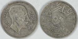 World Coins - IRAQ - Kingdom, Faisal I, 1931, 50 Fils, Very Fine