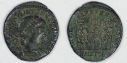 Ancient Coins - ROMAN EMPIRE, Constantine II as Caesar under Constantine I (317-337 AD), 336-37 AD, Æ Reduced Centenionalis, Extra Fine