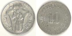 World Coins - GERMANY - Trier, Rhineland (Notgeld Coinage) ND, 10 Pfennig, Extra Fine
