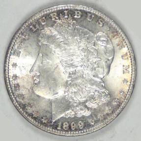 US Coins - 1899 Morgan Dollar, MS-63 PCGS