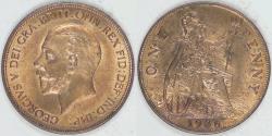 World Coins - GREAT BRITAIN, George V, 1936 Penny, Uncirculated