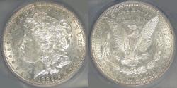 Us Coins - 1884-S Morgan Dollar, AU-53 ICG