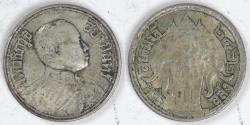 World Coins - THAILAND - Kingdom of Siam, Rama VI, BE2462 (1919) Salung (¼ Baht), VF