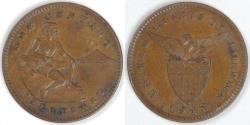 World Coins - PHILIPPINES - U.S. Territory, 1917 S, Centavo, Choice EF