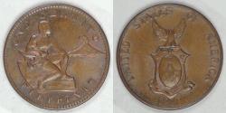 World Coins - PHILIPPINES - Commonwealth, 1940 M, Centavo, Almost Uncirculated