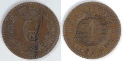 World Coins - DENMARK - Kingdom, Christian IX, 1867 ♔, Skilling Rigsmont, Choice VF