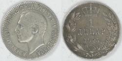 World Coins - YUGOSLAVIA - Kingdom of the Serbs, Croats and Slovenes, 1925 (b), Alexandar I, Dinar, EF
