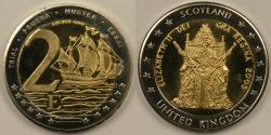 World Coins - GREAT BRITAIN, 2003, 2 Euro, Gem Proof Deep Cameo