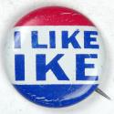 Us Coins - 1972 I Like Ike (Eisenhower) Presidential Campaign Pin Back Button