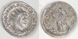 Ancient Coins - ROMAN EMPIRE, Philip I (244-249 AD), 244-245 AD, AR Antoninianus, Choice EF