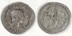 Ancient Coins - ROMAN EMPIRE, Severus Alexander as Augustus (222-235 AD), 232 AD, AR Denarius, Extra Fine
