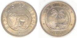 World Coins - LIBERIA - Republic, 1941, Cent, Choice AU