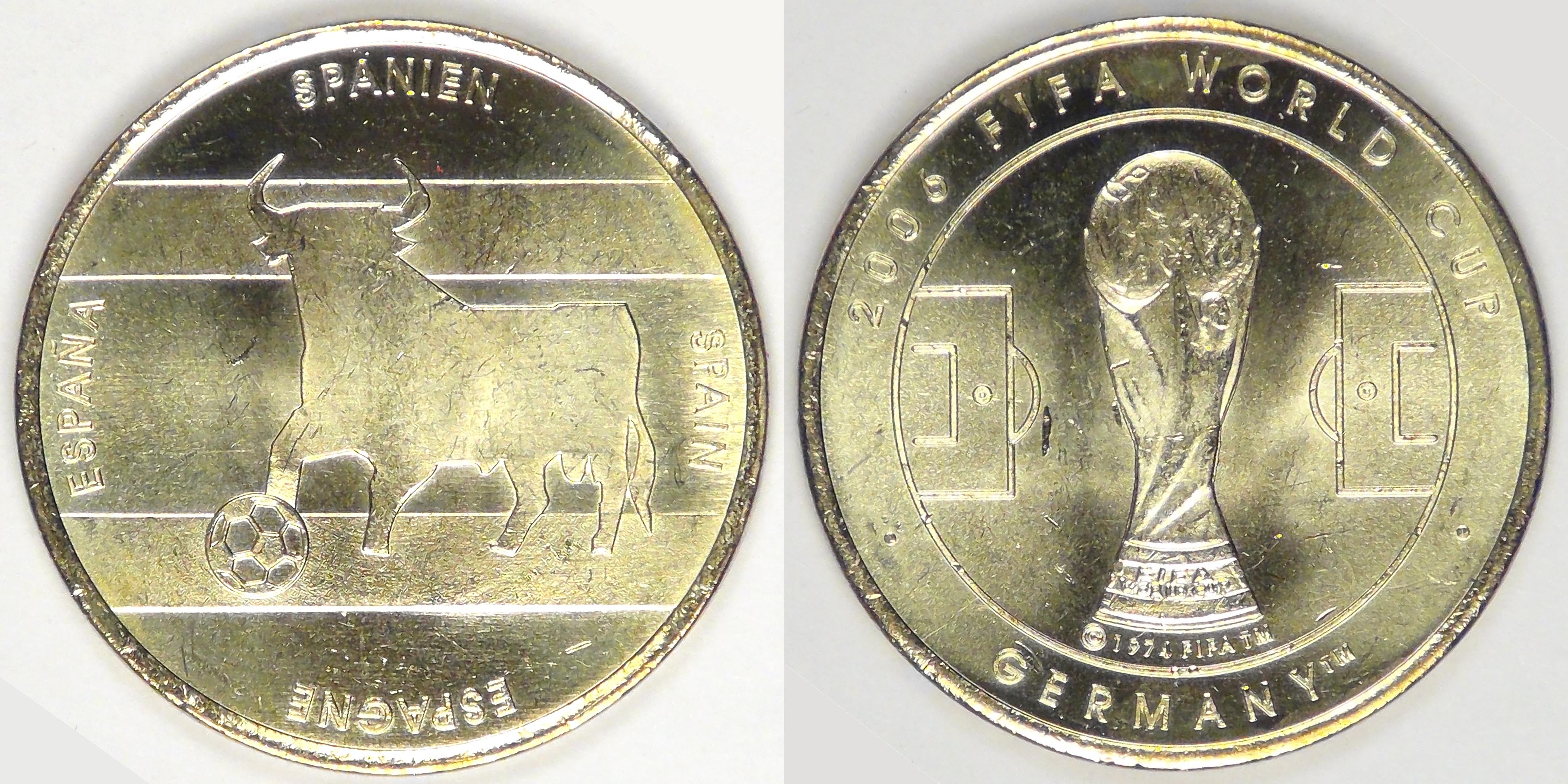GERMANY - Federal Republic, 2006 FIFA World Cup Medal - Spain