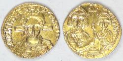 Ancient Coins - BYZANTINE EMPIRE, Justinian II (2nd reign 705-711 AD), Gold Solidus, graded Uncirculated by ANACS