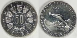 World Coins - AUSTRIA - 2nd Republic, 1964, 50 Schilling, Proof CAMEO