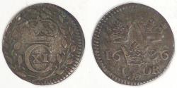World Coins - SWEDEN, Karl XI, 1686 Öre, Extra Fine