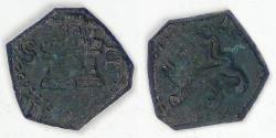 World Coins - SPAIN, Philip III, 1602 S, 2 Maravedis, Fine